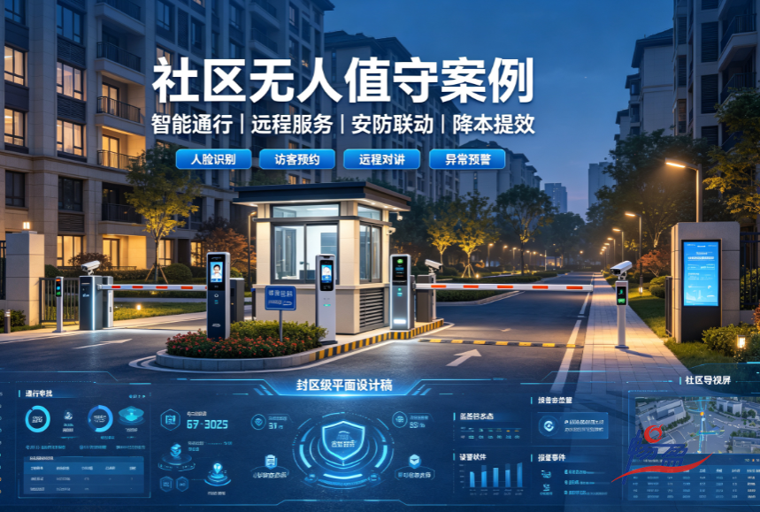 社区无人值守案例，降低物业值守成本