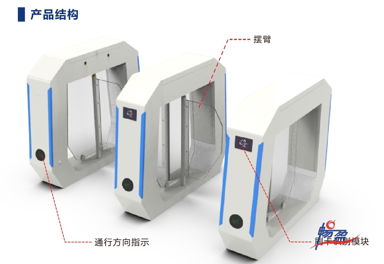 白色摆闸